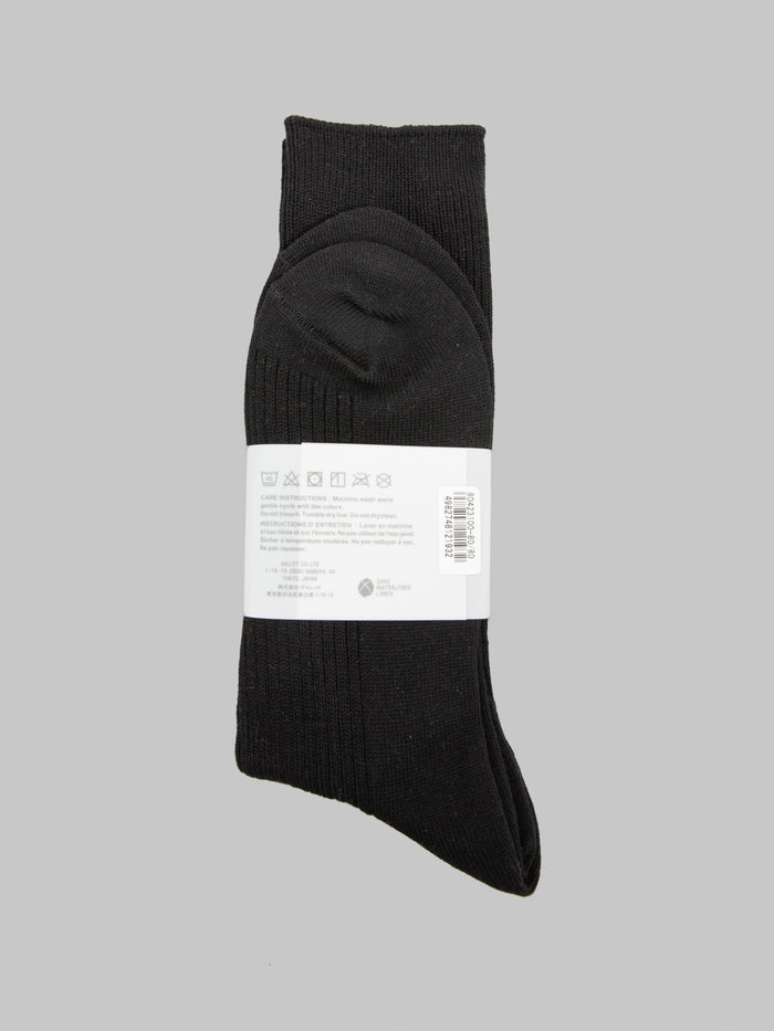 Anonymous Ism Brilliant Crew Socks Black back