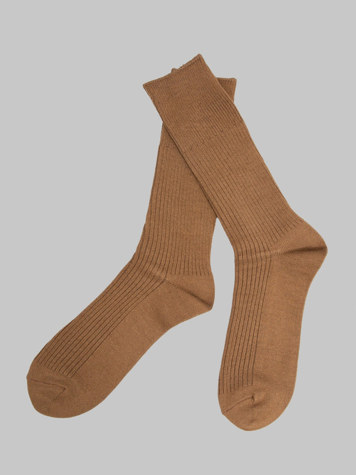 Anonymous Ism Brilliant Crew Socks Brown - Redcast Heritage Co.
