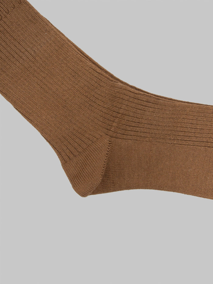 Anonymous Ism Brilliant Crew Socks Brown - Redcast Heritage Co.