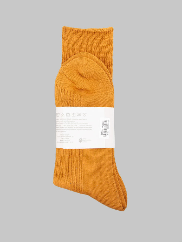 Anonymous Ism Brilliant Crew Socks Gold back