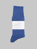 Anonymous Ism Brilliant Crew Socks Navy Melange front