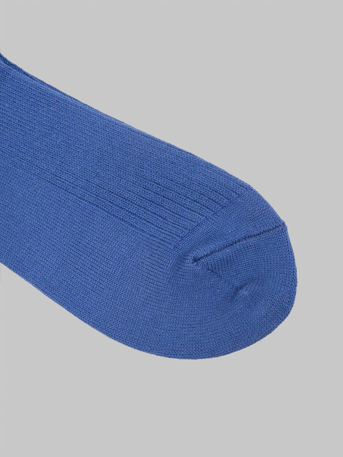 Anonymous Ism Brilliant Crew Socks Navy Melange toe