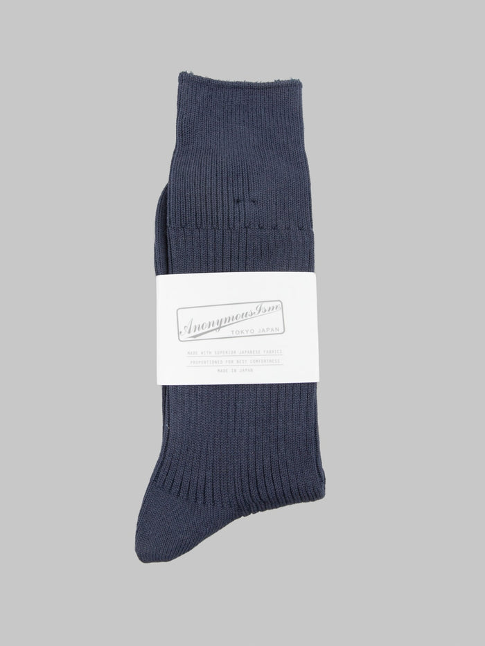 Anonymous Ism Brilliant Crew Socks Navy front