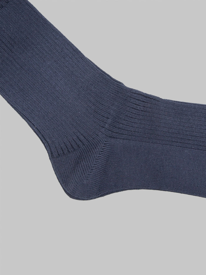 Anonymous Ism Brilliant Crew Socks Navy heel