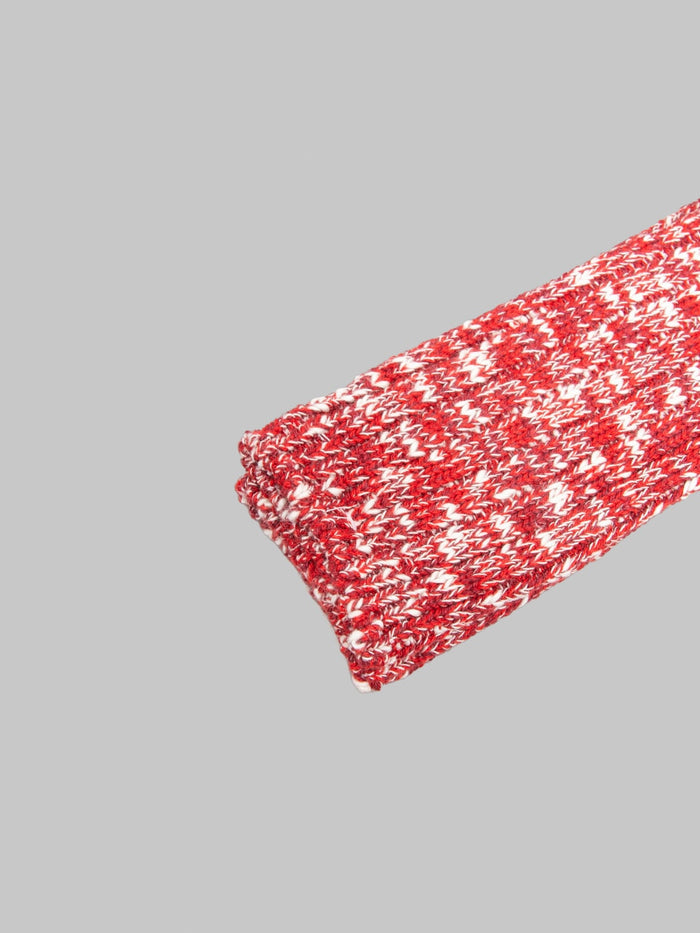 Anonymous Ism Classic Slub Crew Socks Red hem