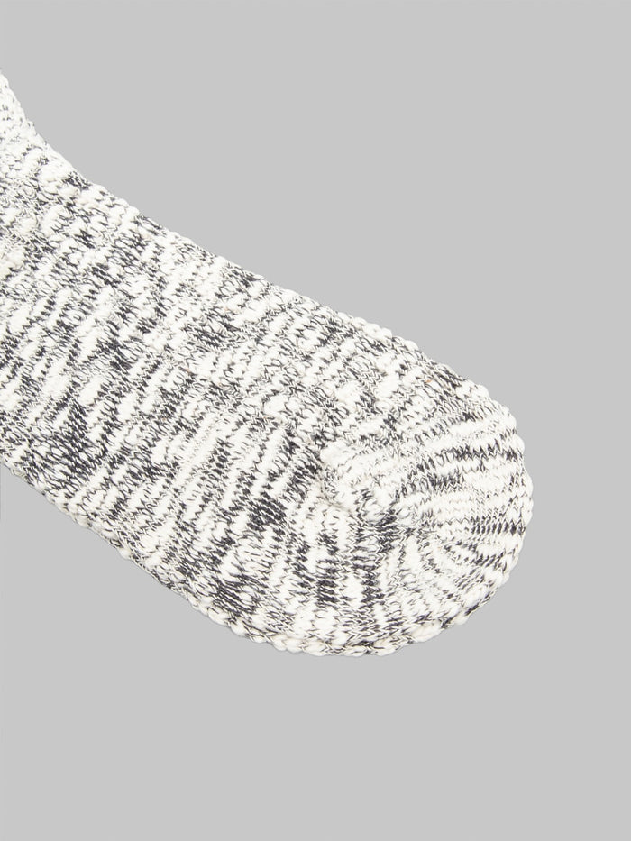 Anonymous Ism Light Weight Slub Crew Socks Black toe