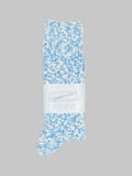 anonymous ism light weight slub crew socks blue