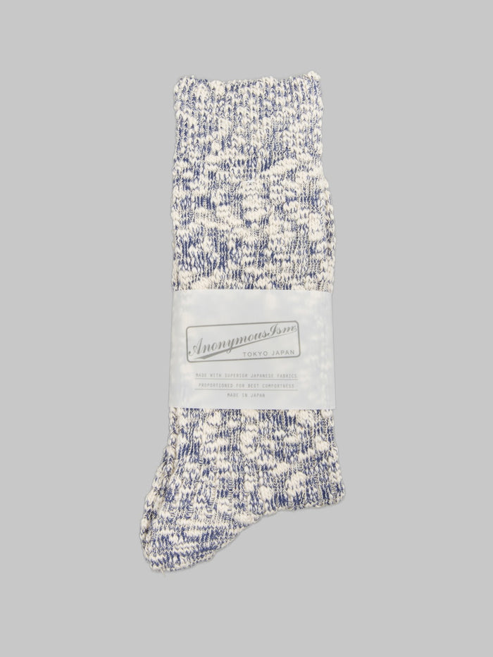 Anonymous Ism Light Weight Slub Crew Socks Bonnet - Redcast Heritage Co.