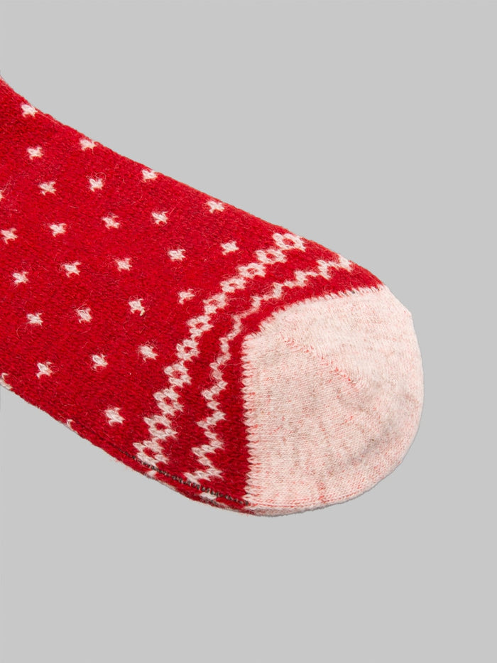 Anonymous Ism Snow Pattern JQ Crew Red toe