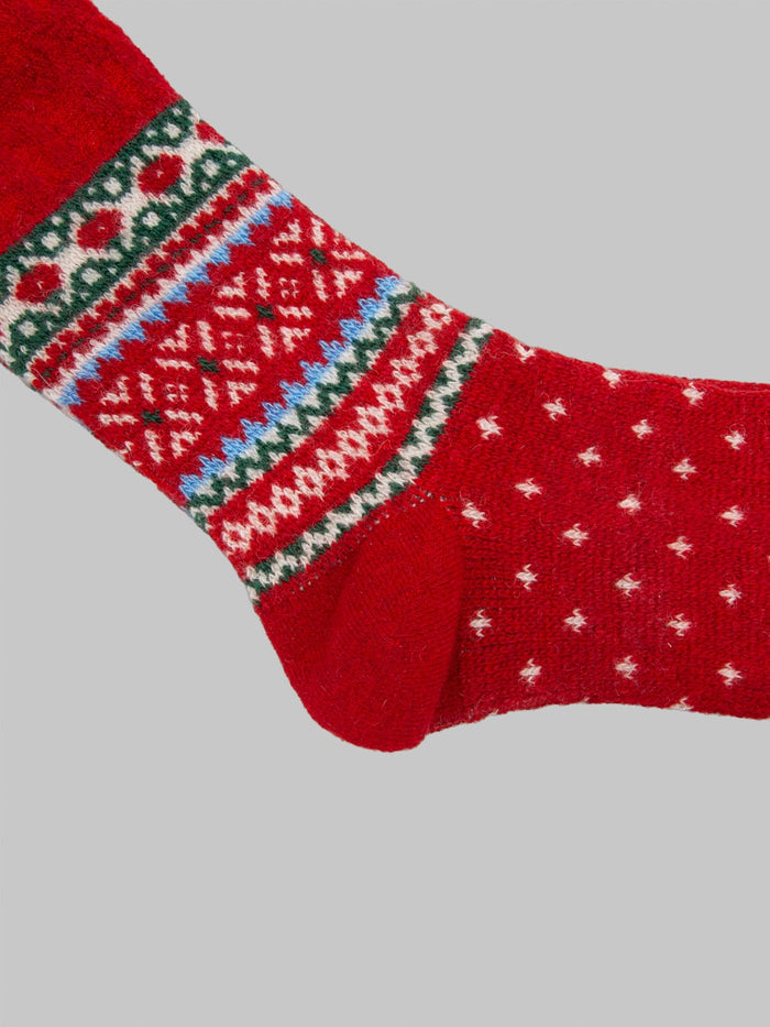 Anonymous Ism Snow Pattern JQ Crew Red heel