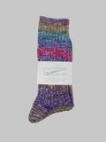 Anonymous Ism Splash Pattern Crew Socks Multicolour front