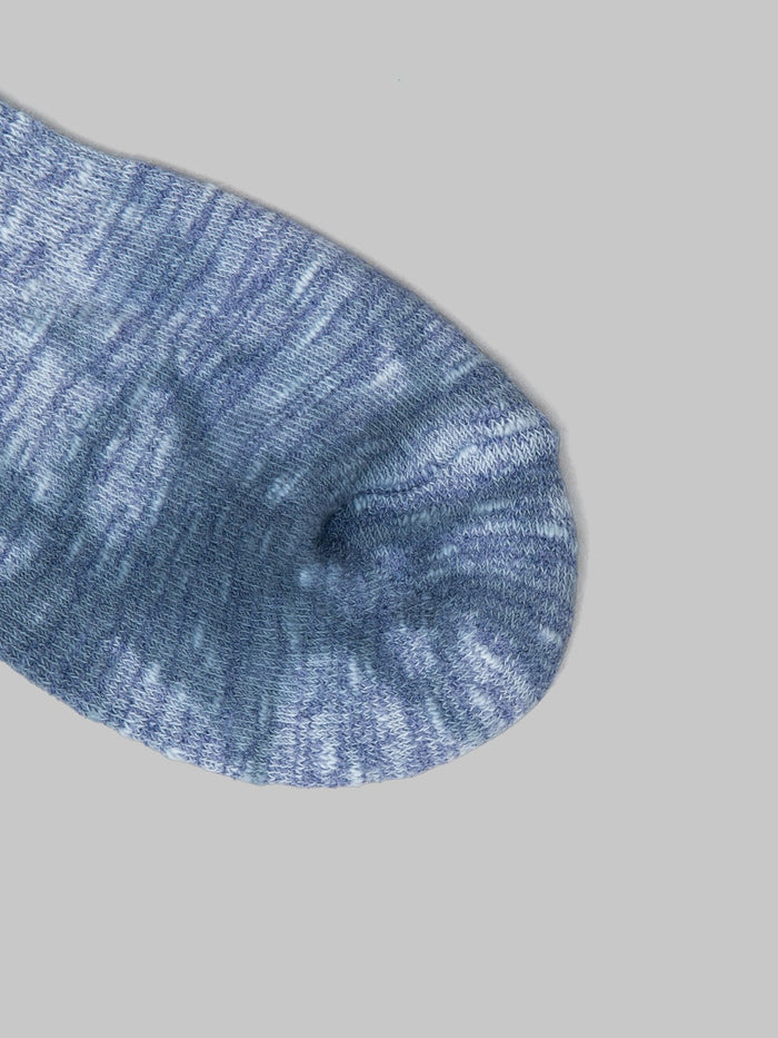 Anonymous Ism Uneven Dyed Sports Socks Navy toe