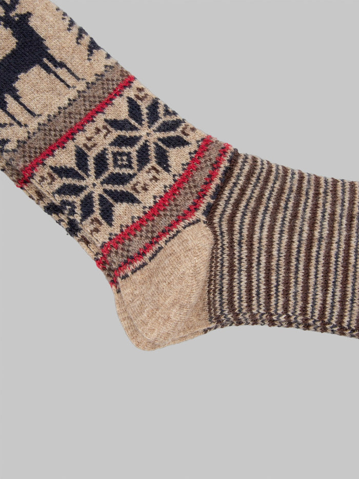 Anonymous Ism Wool Deer Snow JQ Crew Beige - Redcast Heritage Co.