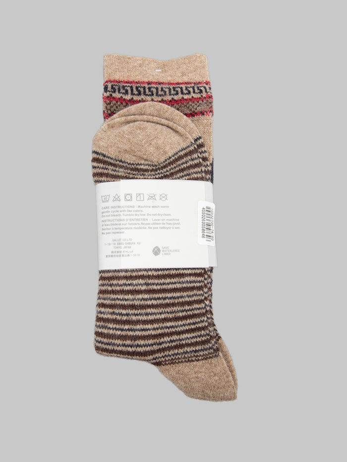 Anonymous Ism Wool Deer Snow JQ Crew Beige - Redcast Heritage Co.