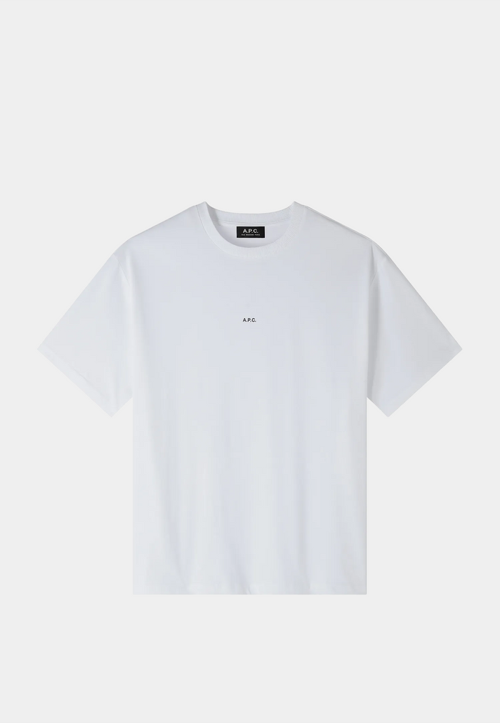 A.P.C Gots Micro Logo Boxy T-Shirt White