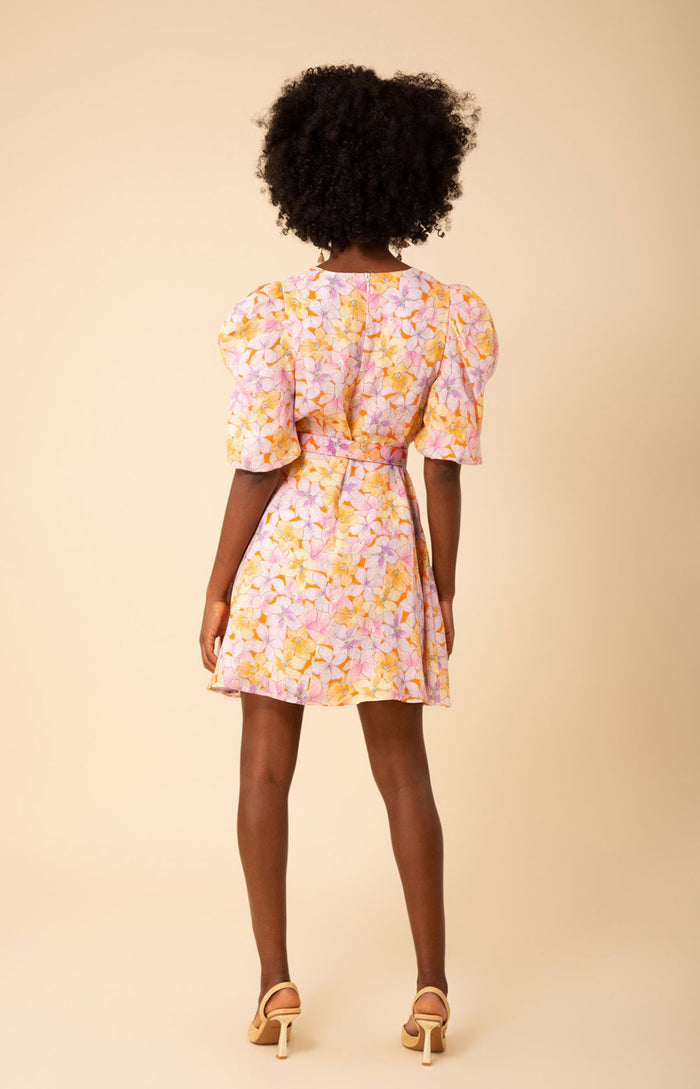Arabella Linen Dress, color_orange