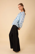Arianna Eyelet Top, color_blue