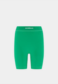 Ashluxe Female Active Biker Shorts Green White