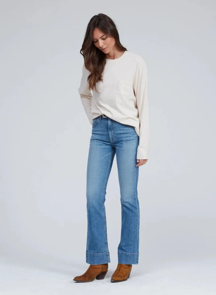 Askk NY - Mammoth High Rise Boot Jean - Kalifornia Jean Bar