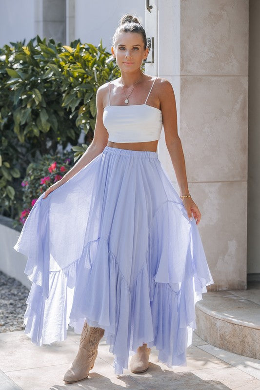 Asymmetrical Maxi Skirt image 0