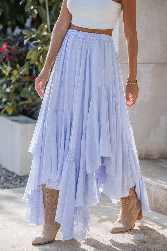 Asymmetrical Maxi Skirt image 6