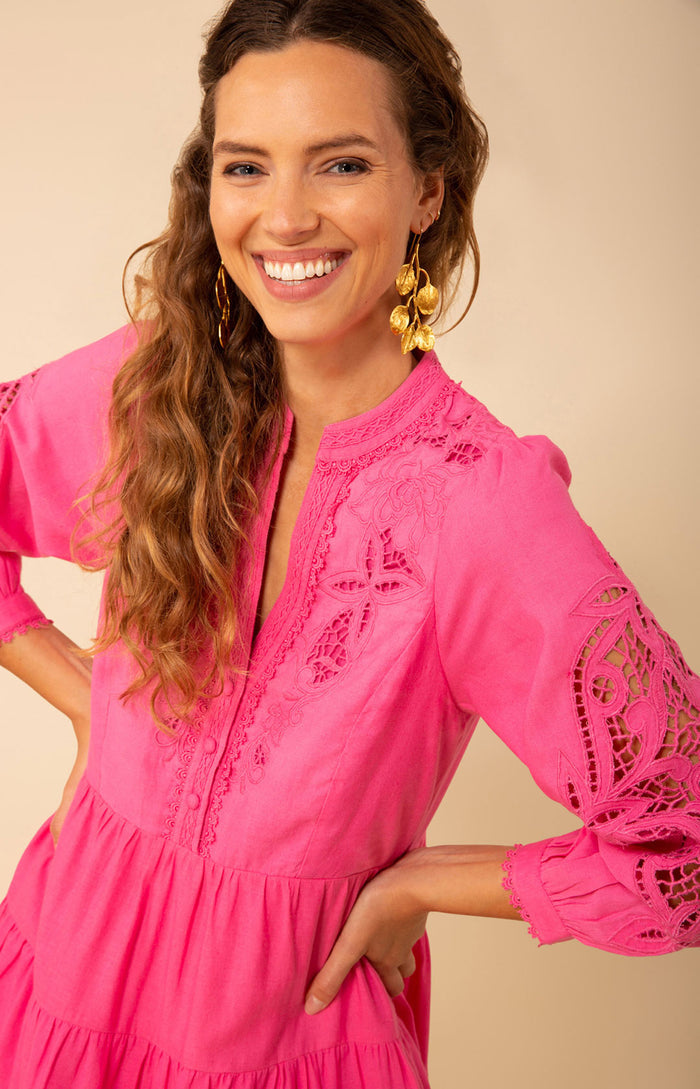 Aubree Dress, color_fuchsia