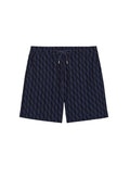 Shorts Frescobol Carioca Augusto Listra Terry Shorts Midnight Blue Apoella