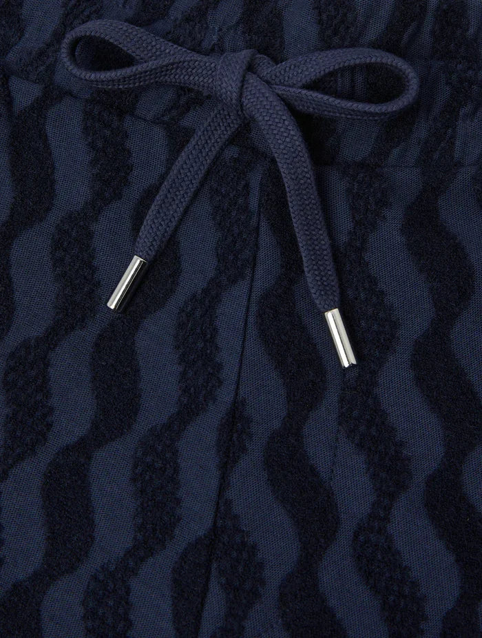Shorts Frescobol Carioca Augusto Listra Terry Shorts Midnight Blue Apoella