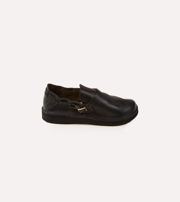Aurora Shoe Co. Middle English Black Full Grain Leather Shoe