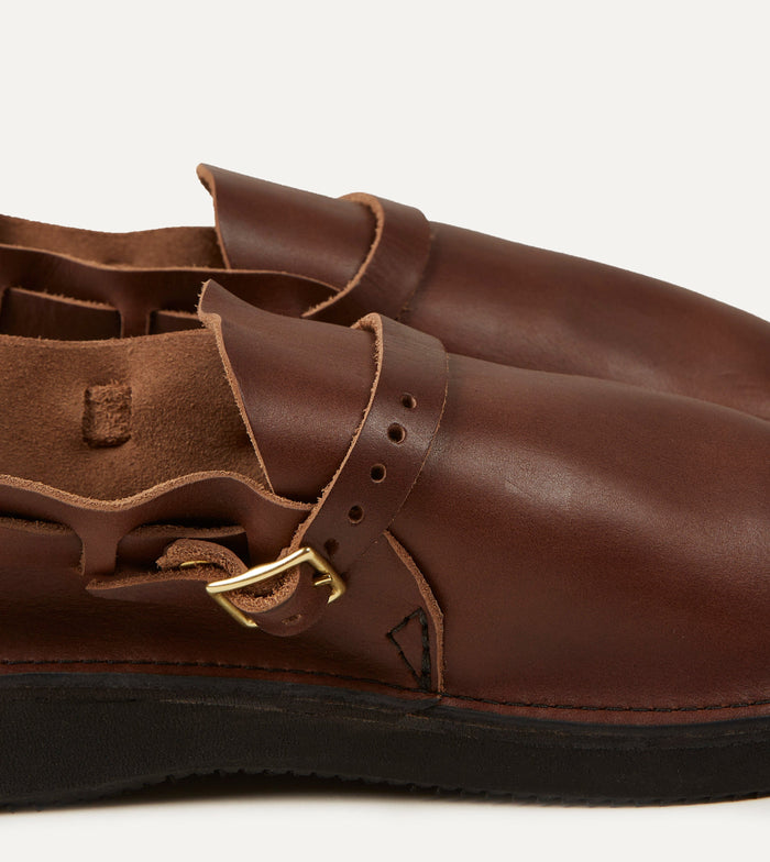 Aurora Shoe Co. Middle English Brown Full Grain Leather Shoe