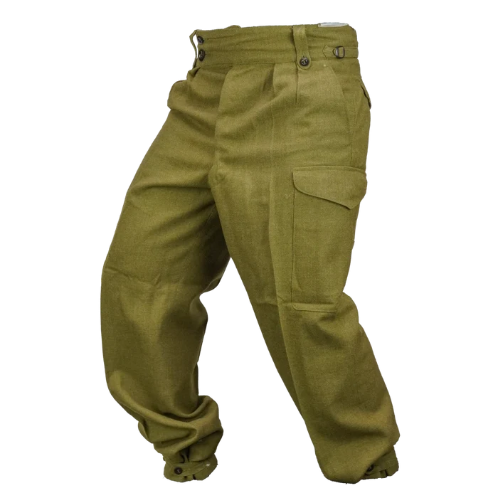 Australian P49 Wool Battle Dress Trousers - Australian Army Surplus - Dress Trousers