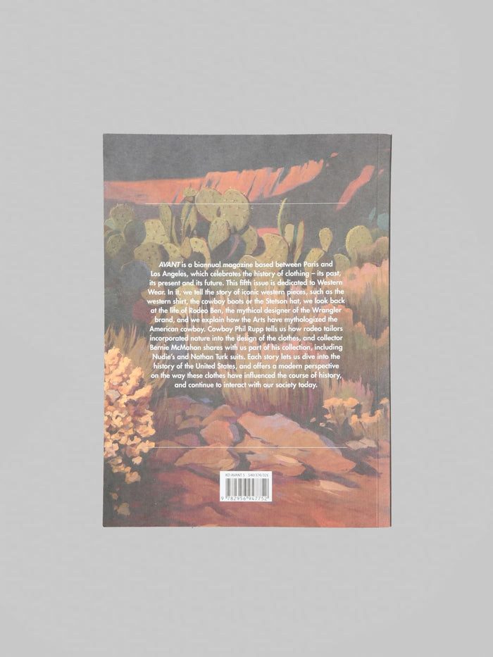 Avant Magazine Issue 5 An Anthology of Western Wear reverse