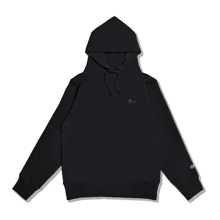 AWOL Script Hoodie Black