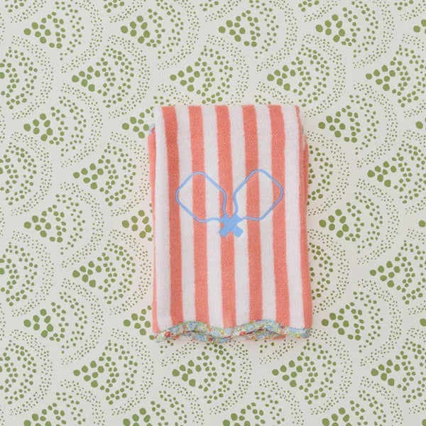 Azalea Scalloped Tennis Towel | Paddles