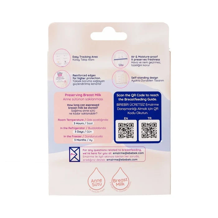 baby mom Breast Milk Storage Bag 50 pcs - ebebek - Black Friday