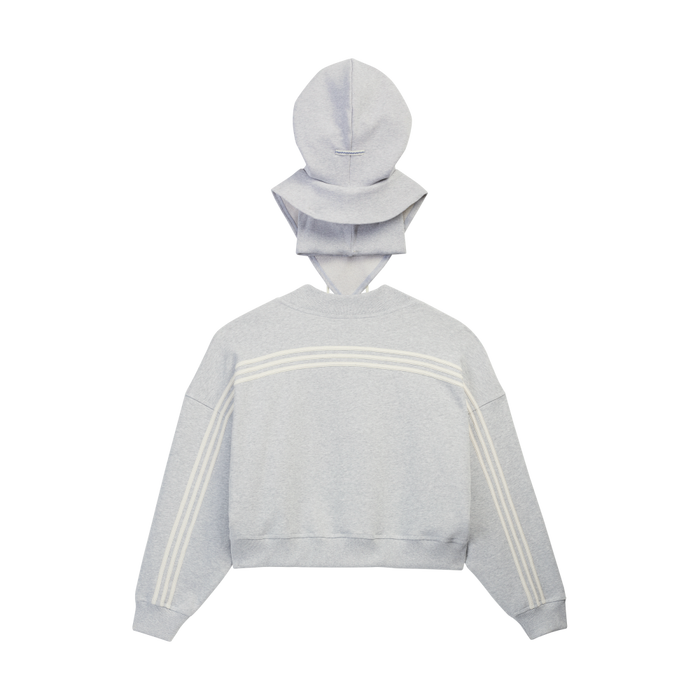 Bad Bunny x Adidas BADBO Crewneck Hooded Balaclava Light Grey