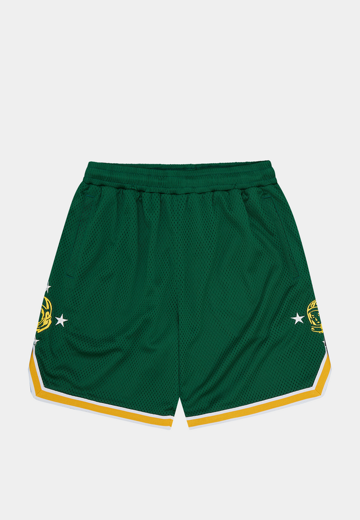Bbc Astro Star Mesh Basketball Shorts Green