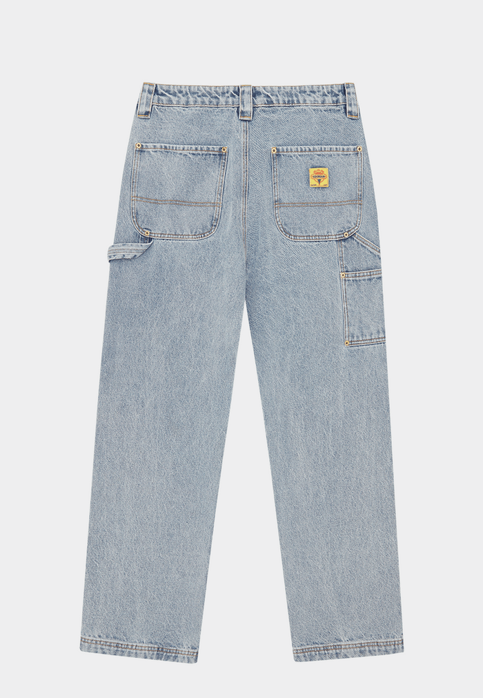 Bbc Cone & Bones Denim Carpenter Pants Light Wash Blue