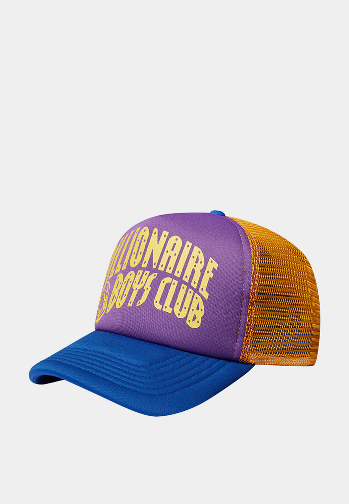 Bbc Contrast Arch Logo Mesh Trucker Cap Purple/Blue