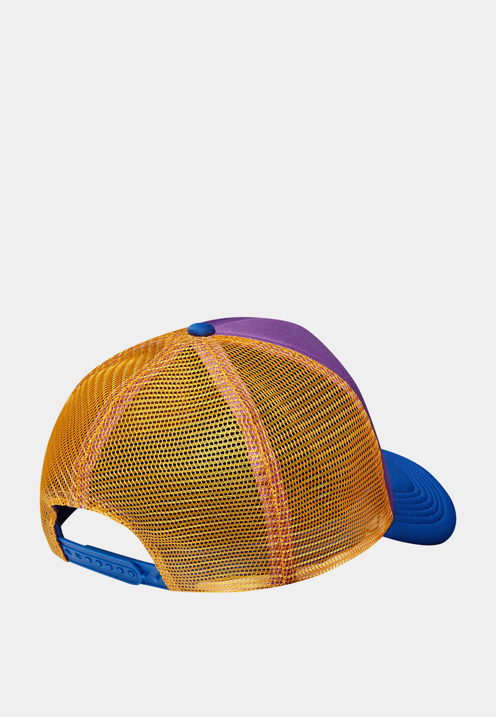 Bbc Contrast Arch Logo Mesh Trucker Cap Purple/Blue