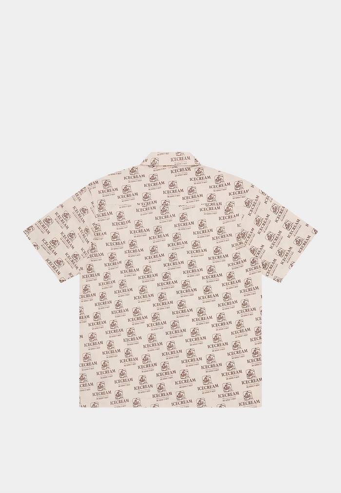Bbc Repeat Print Ss Shirt Off-White