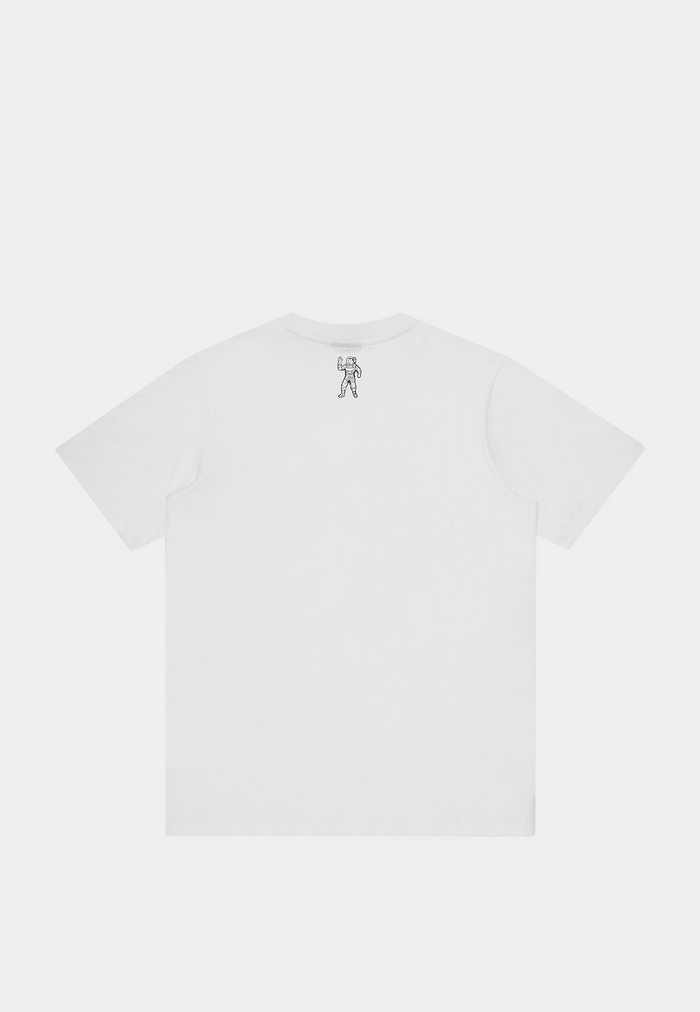 BBC Straight Logo Gradient Diamonte T-Shirt White