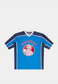 Bbc Waitress Football Top Blue