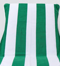 Weezie Beach Chair Cover Green Stripe