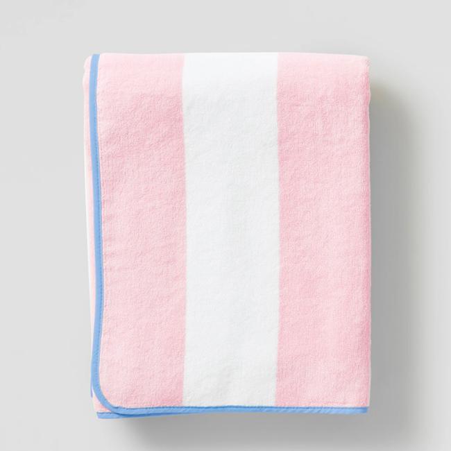 Weezie Beach Towel | Pink Stripe