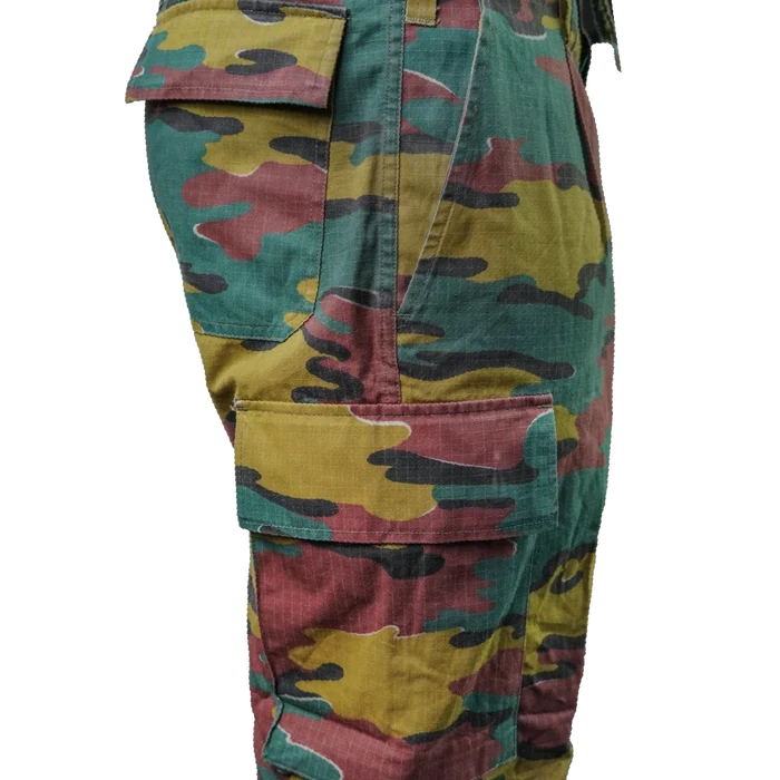 Belgian Jigsaw Camo Ripstop Trousers - Belgian Army Surplus - Combat Trousers