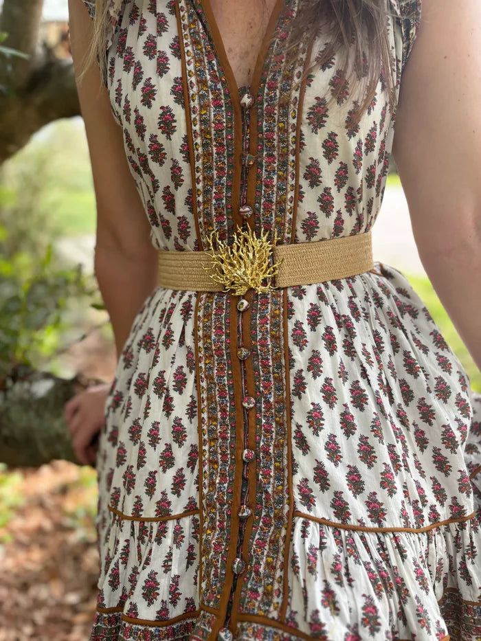 Belt Buckle - Coral