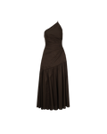 BETTINA CUT OUT DRESS CHOCOLATE