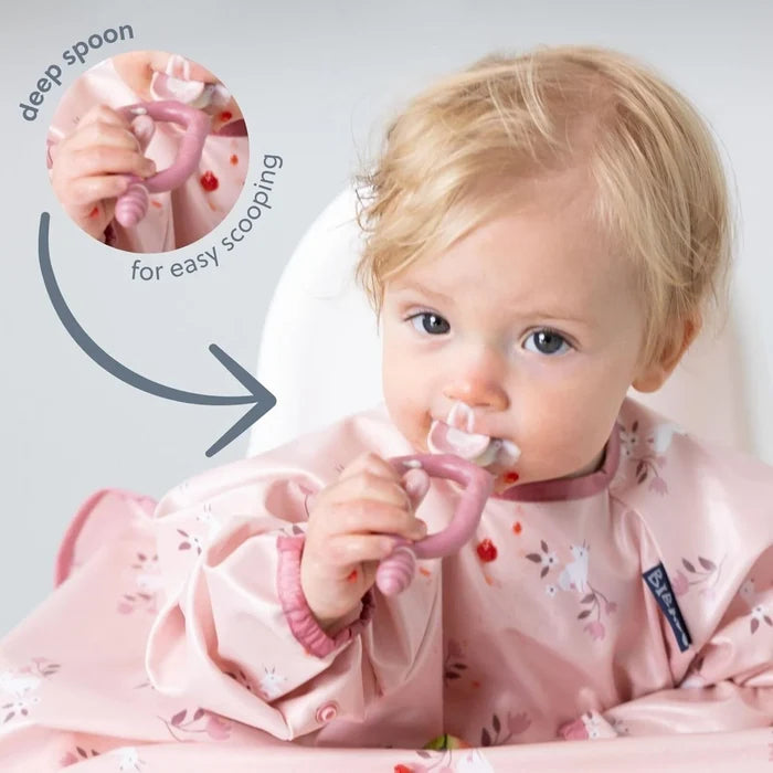 Bibado Dippit Baby Weaning Spoons 6+ months Pack of 2 - Blush - ebebek - Black Friday