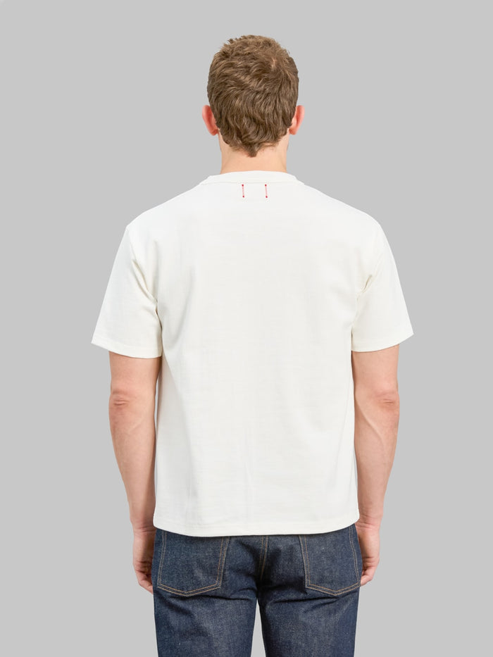 Big John MGTS01M Heavy Weight TShirt White back fit